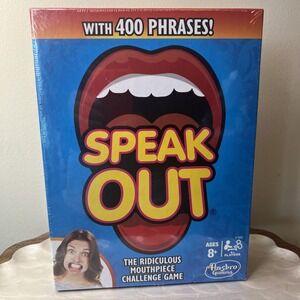 Speak Out Game Sealed Hasbro Gaming Family Party Game 400 Phrases Ages 8+